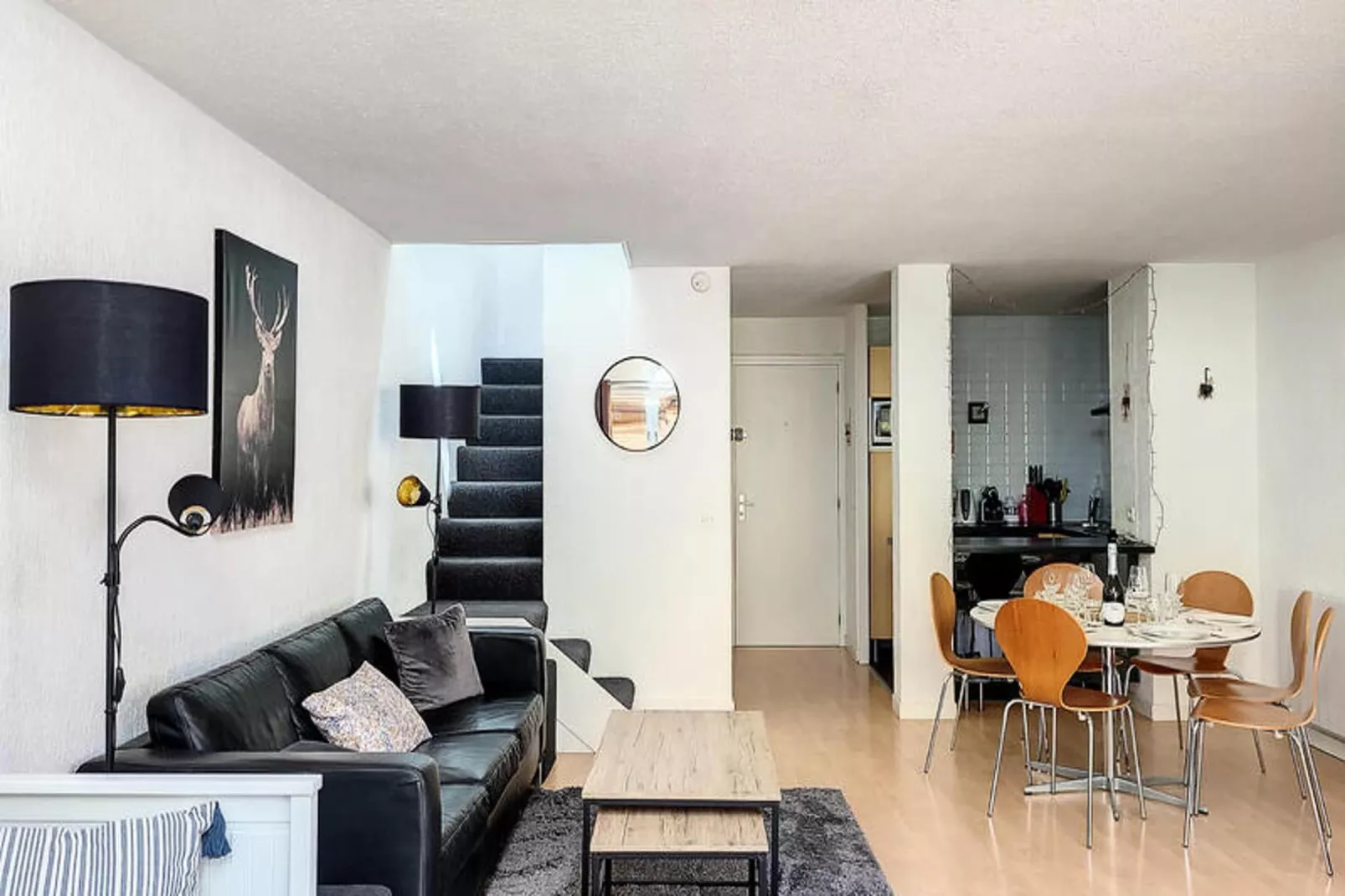 Appartements à Saint Jean d'Aulps-Woonkamer