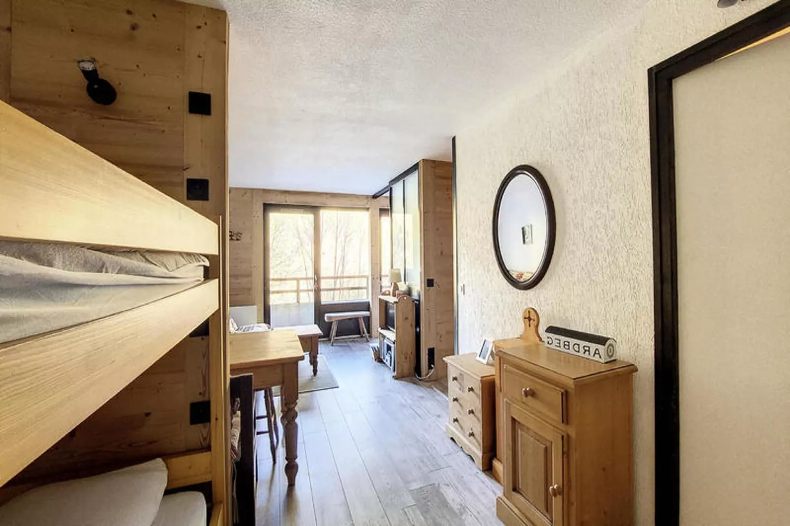 Appartements à Saint Jean d'Aulps-Slaapkamer