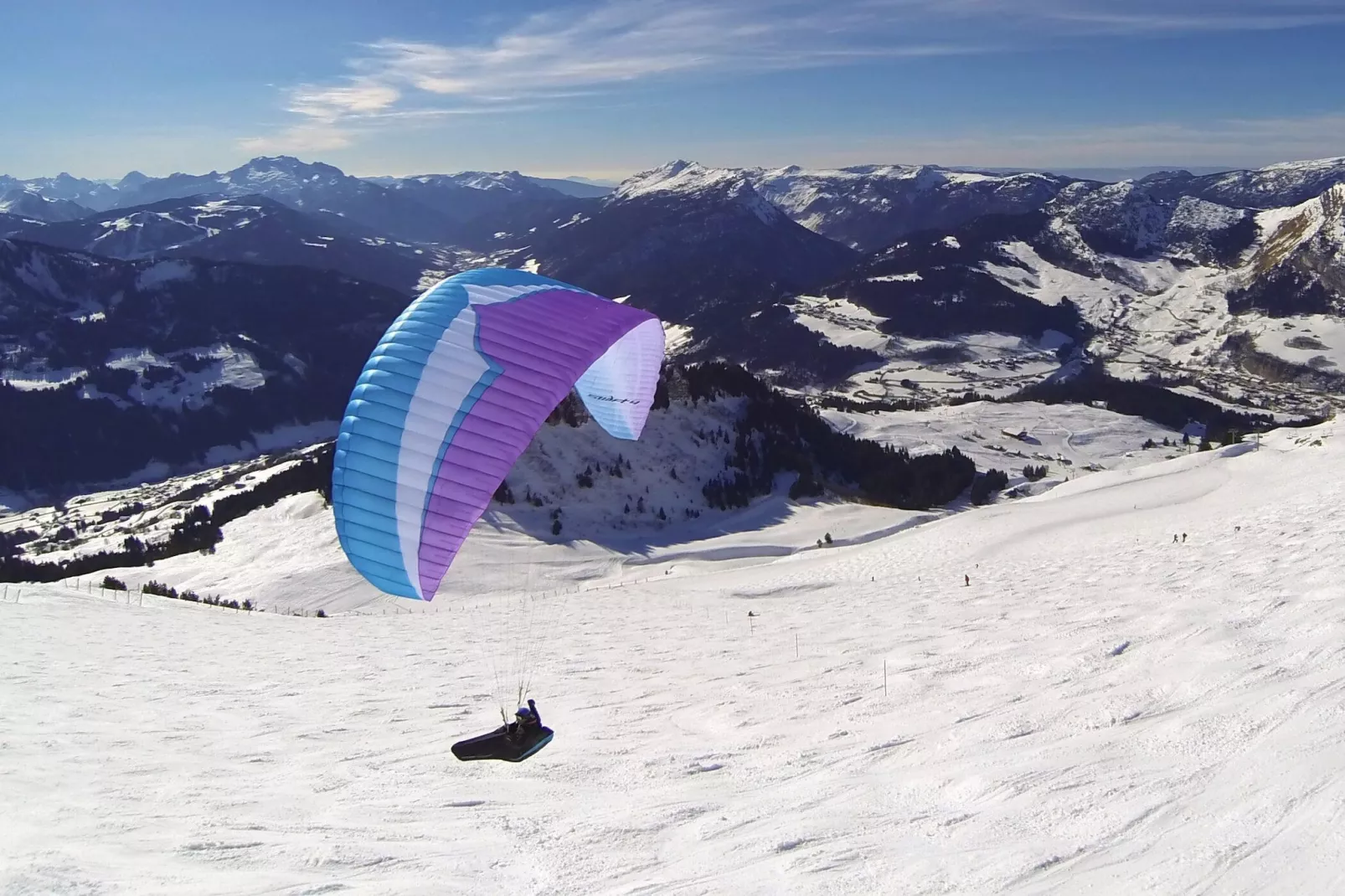 Chalet Rayjeanne-Gebied winter 5km