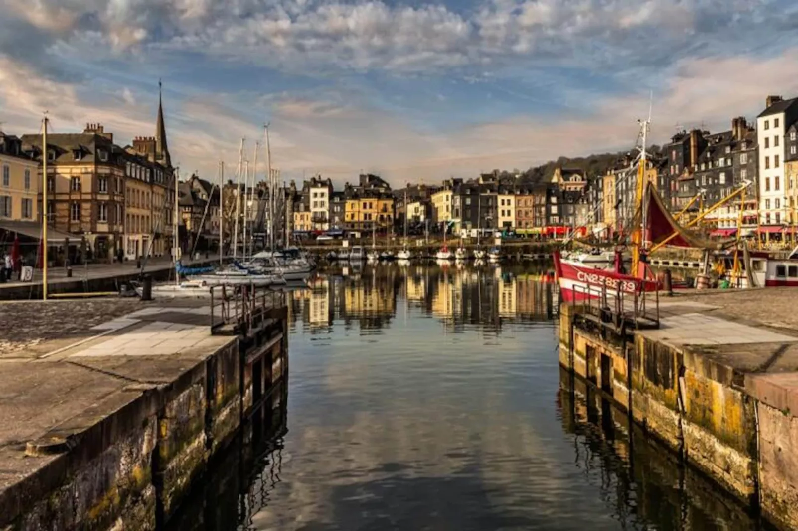 ⭐ Vue Baie De Seine - Parking - Pont De Normandie-Image-tags.