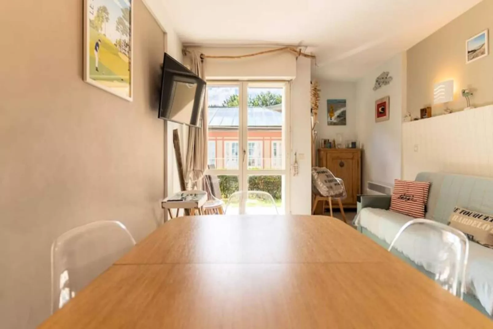 Résidence Appartement Pour 4 Pers Avec Piscine, Tennis Et  Parking 56-Buitenkant zomer