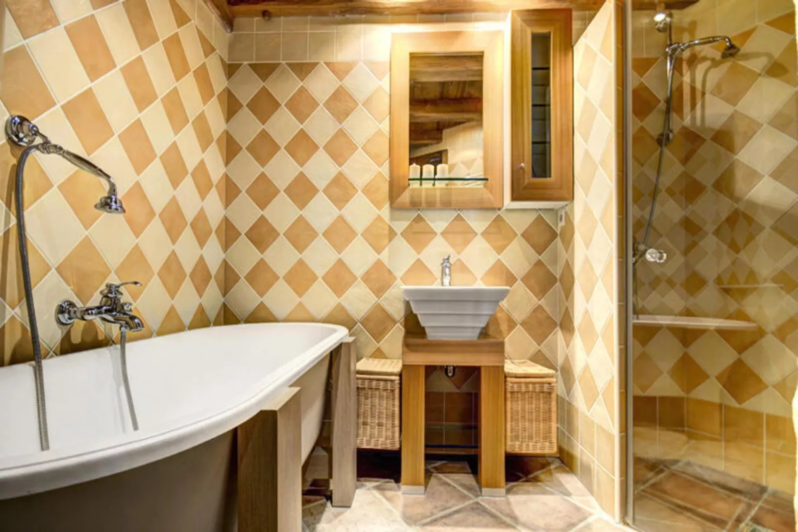 Résidence Lolana-Badkamer