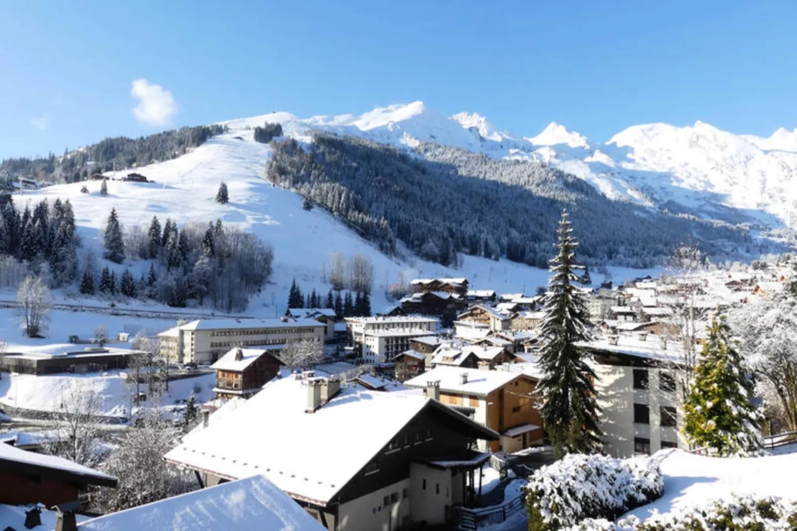 Studio à La Clusaz-Gebied winter 1km