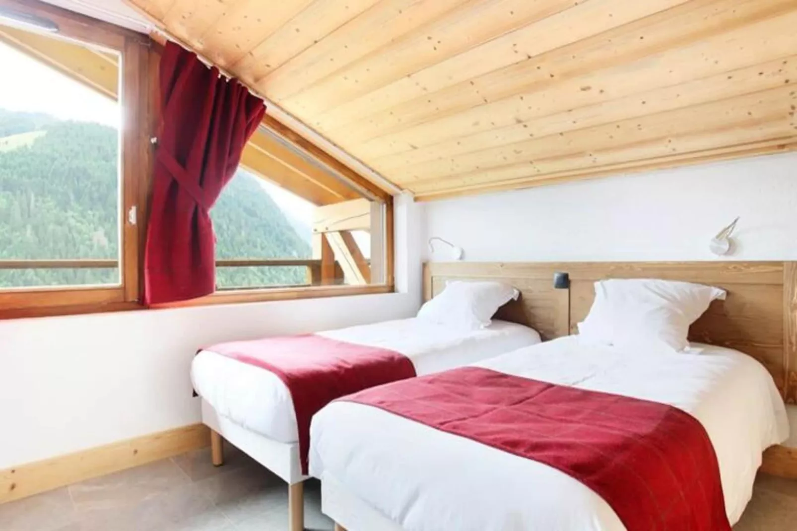 Résidence Prestige Odalys Les Fermes de Châtel-Slaapkamer