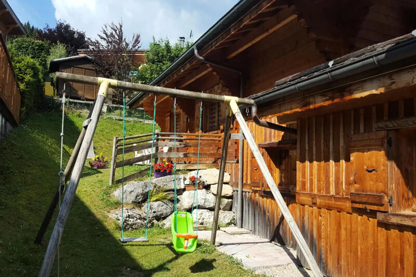 Chalets à Morzine-Tuinen zomer