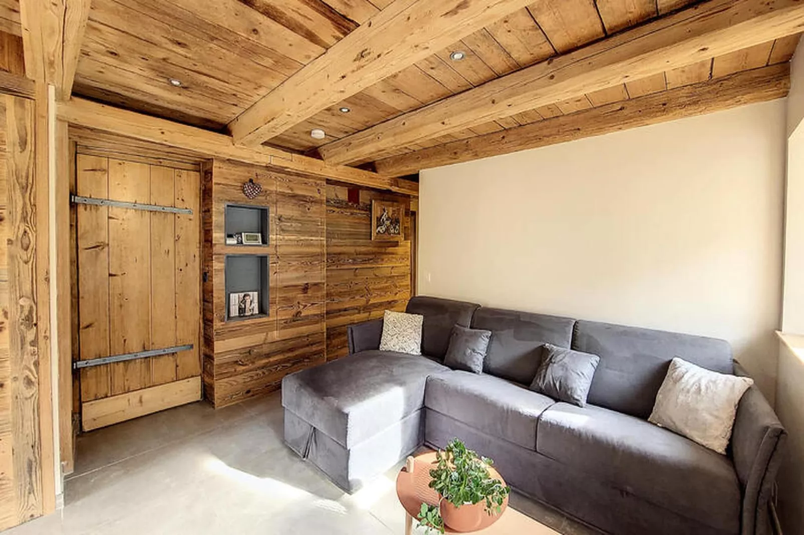 Appartements à Saint Jean d'Aulps-Woonkamer