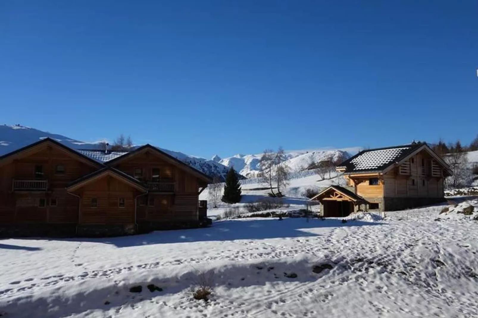 Résidence Maeva Les Melezes-Gebied winter 1km