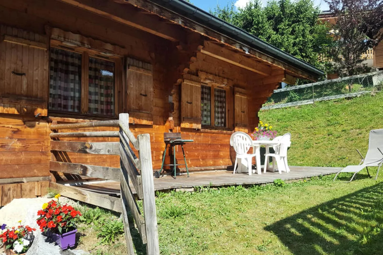Chalets à Morzine-Tuinen zomer