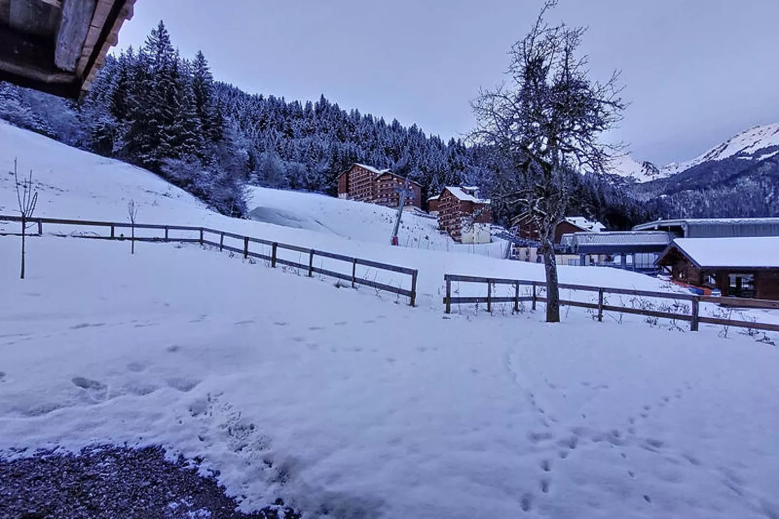 Appartements à Saint Jean d'Aulps-Uitzicht winter