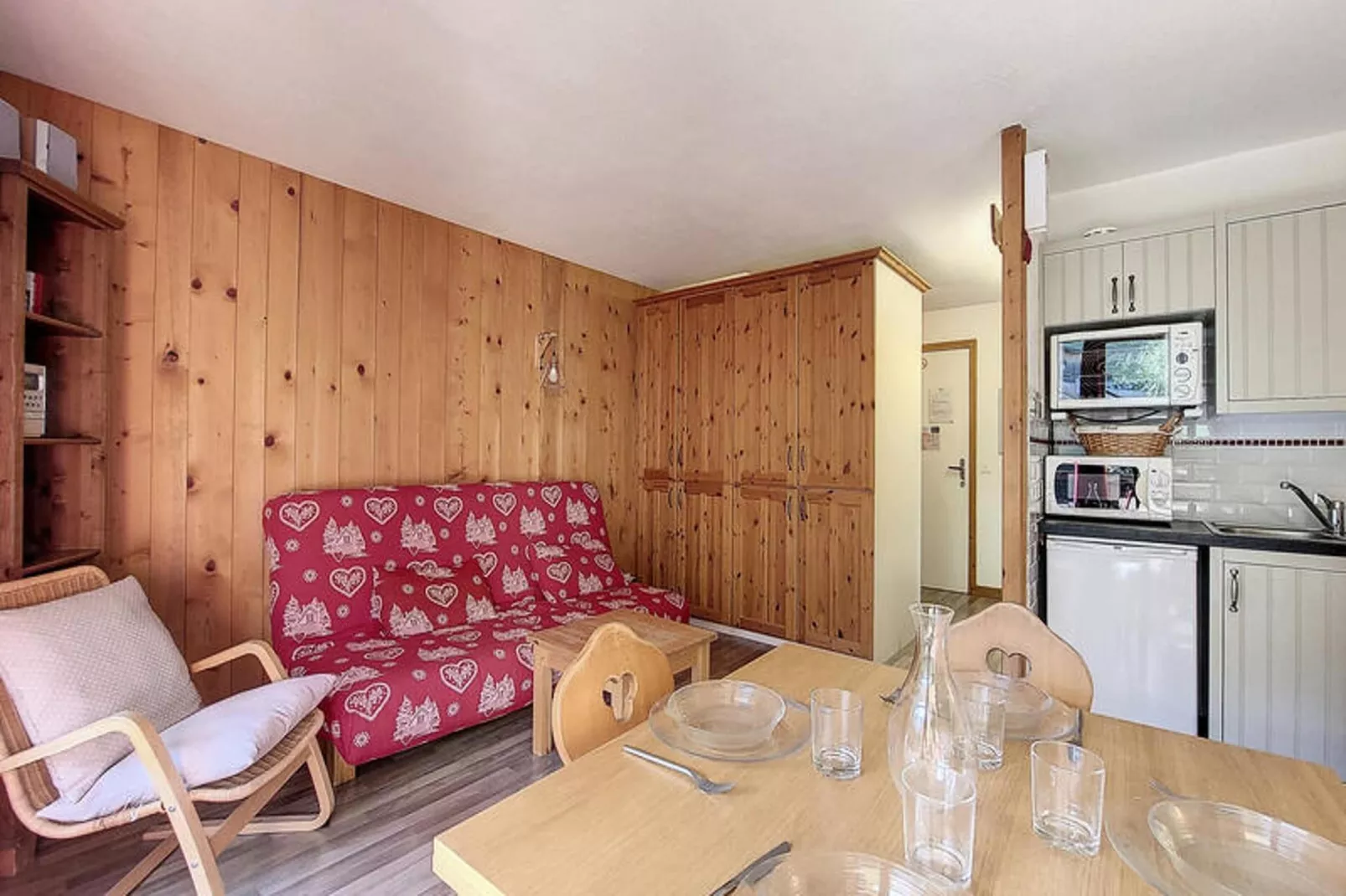 Studio à Saint Jean d'Aulps-Woonkamer