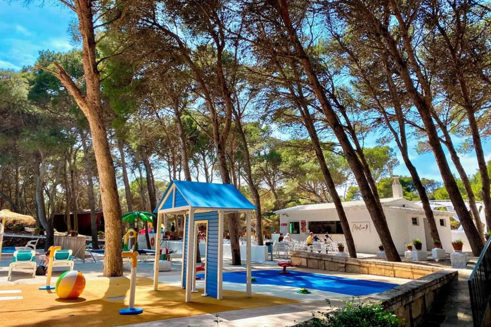 Résidence Voiles-Gebieden zomer 1km