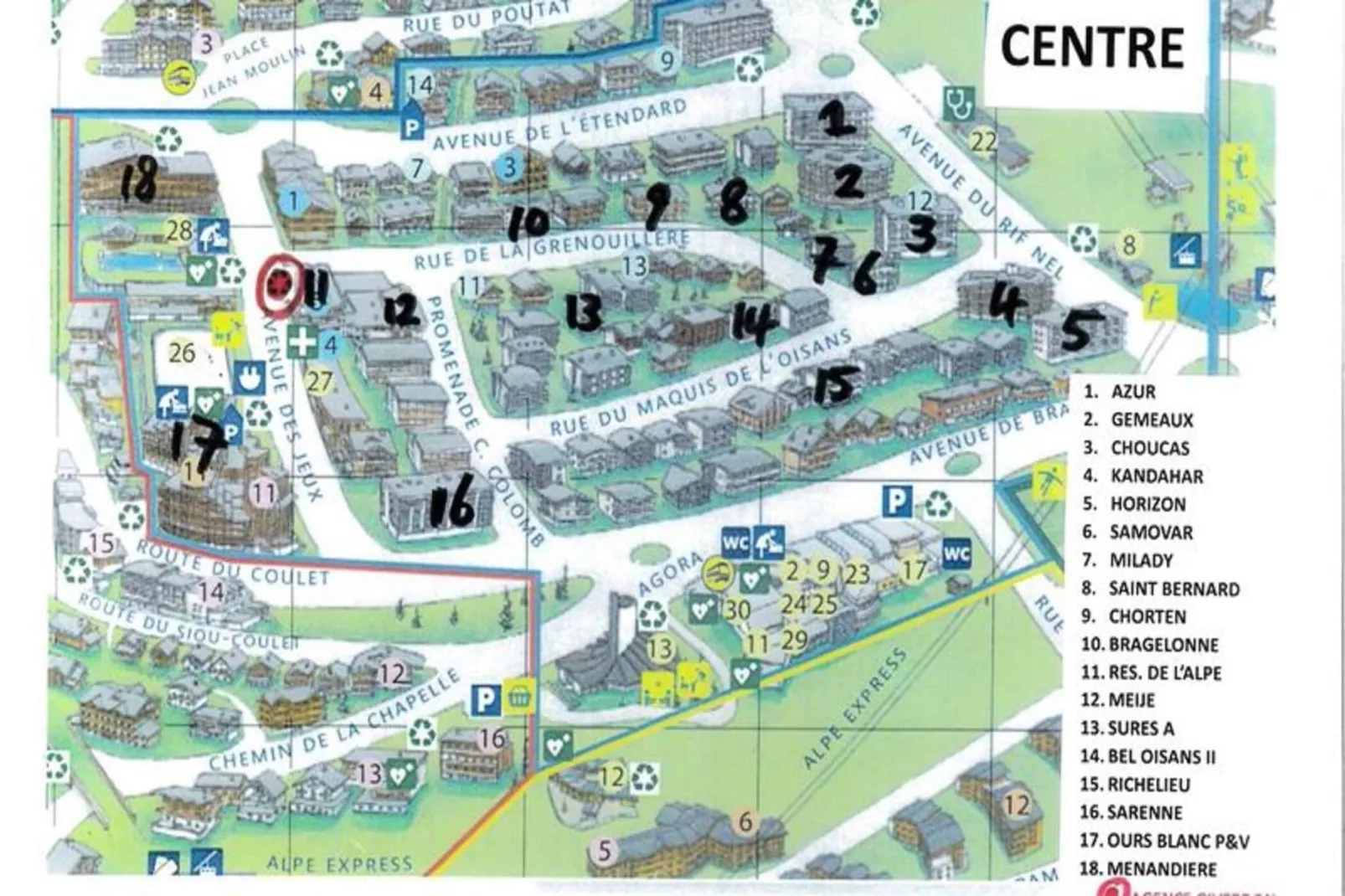 Résidence Res.de L'alpe - Faciliteiten