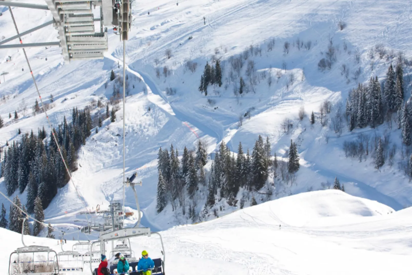 Résidence La Grange Aux Fees-Gebied winter 1km