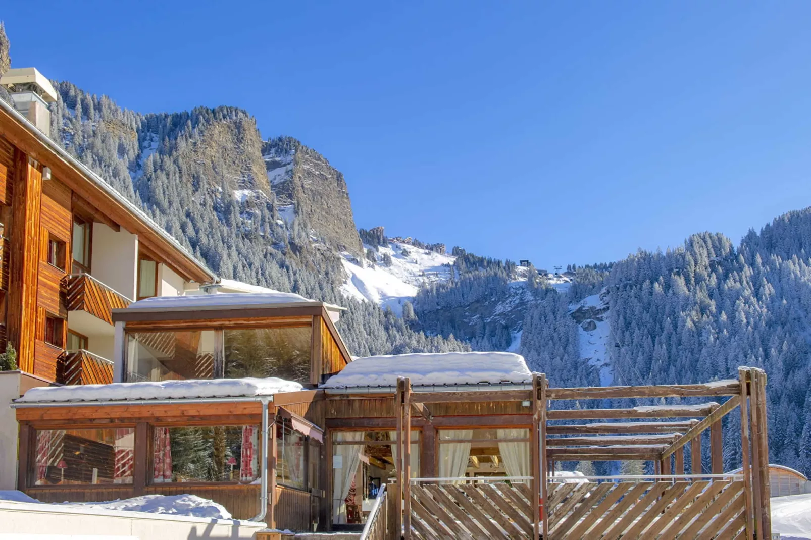 Chalet Avoreaz-Gebied winter 1km