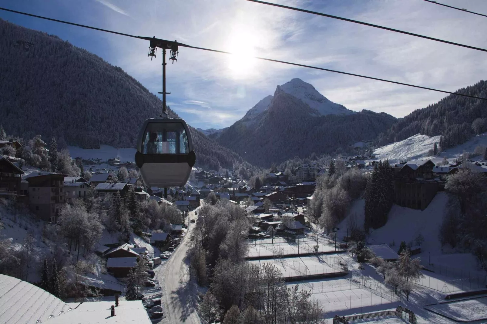Résidence Les Portes Du Pleney-Gebied winter 5km