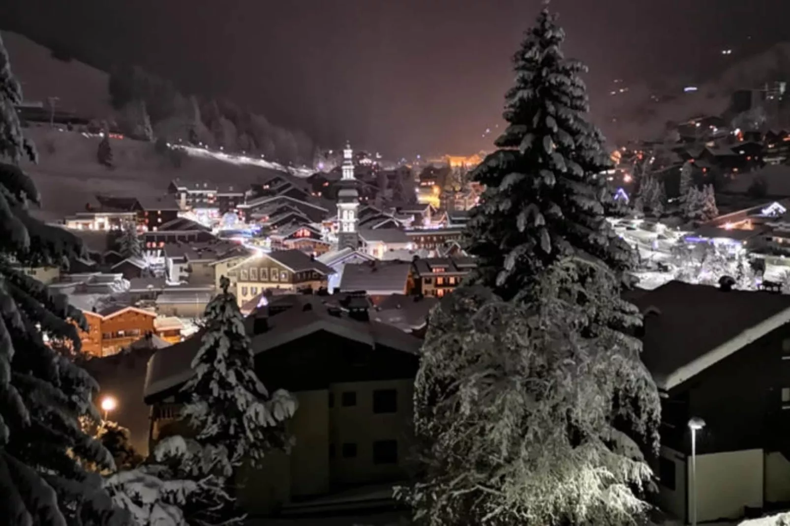 Appartements à La Clusaz-Uitzicht winter