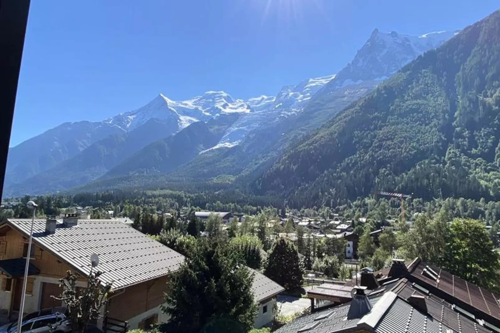 Résidence Les Deux Chamois-Uitzicht zomer