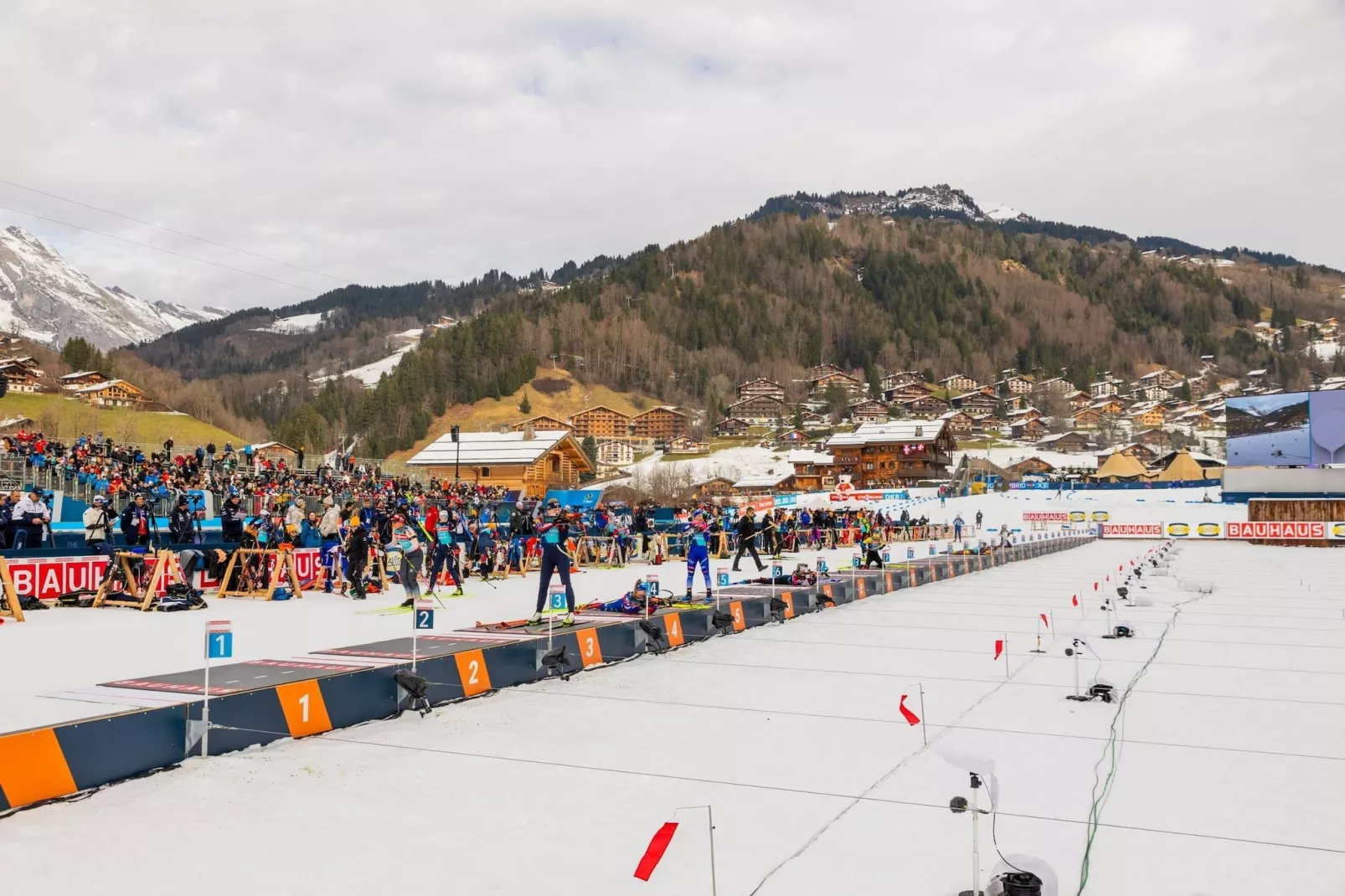 Chalet Rayjeanne-Gebied winter 5km