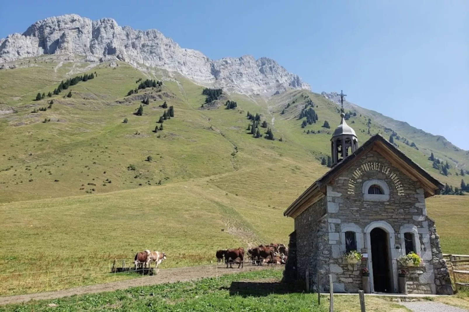 Résidence Moraine-Gebieden zomer 5km