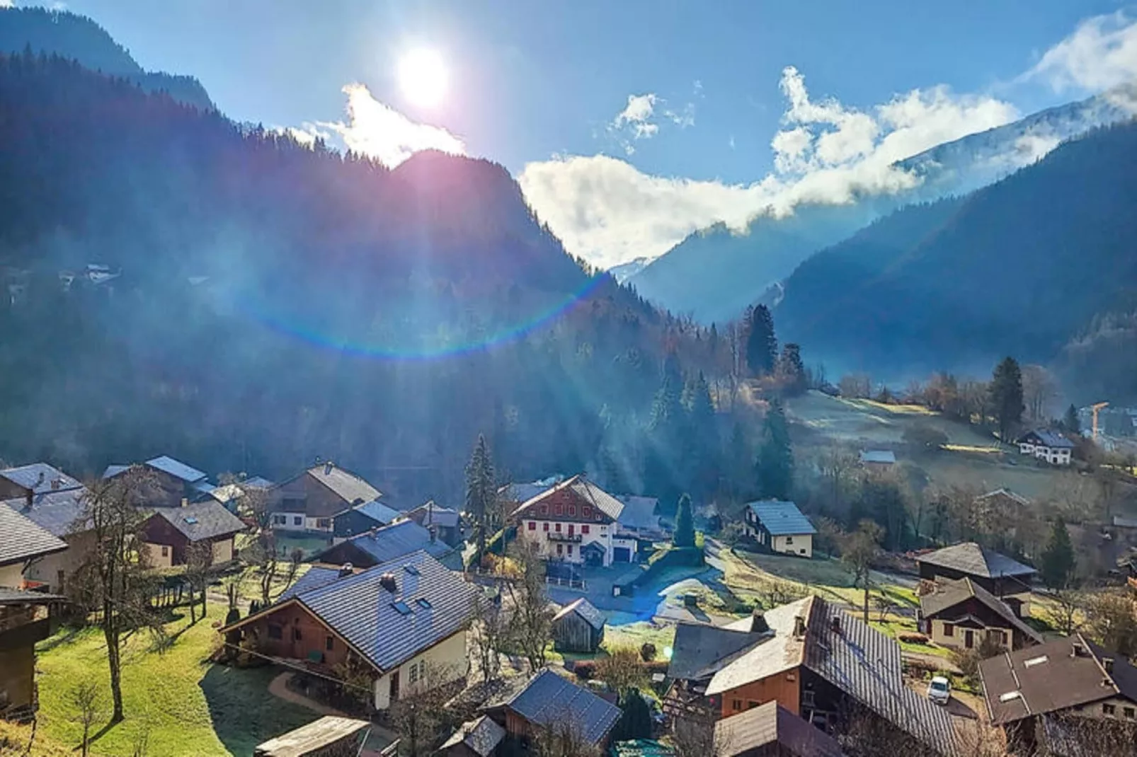 Appartements à Saint Jean d'Aulps-Uitzicht zomer