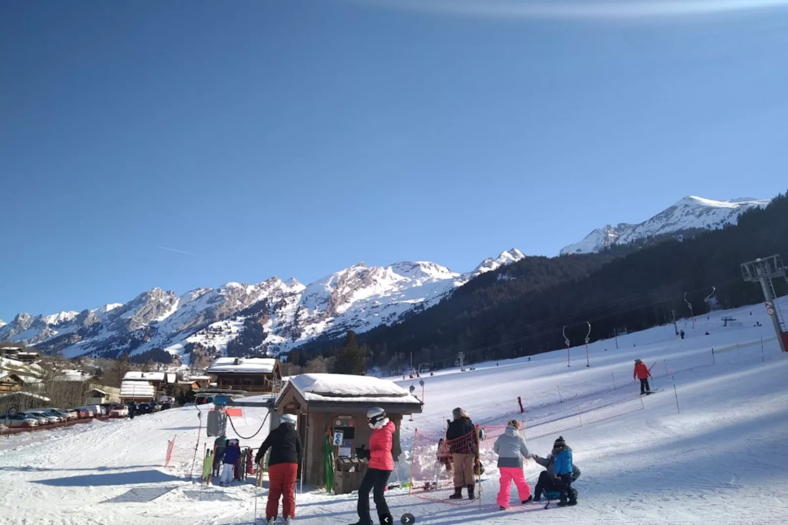 Chalet Gotty Joly L'bele-Gebied winter 5km