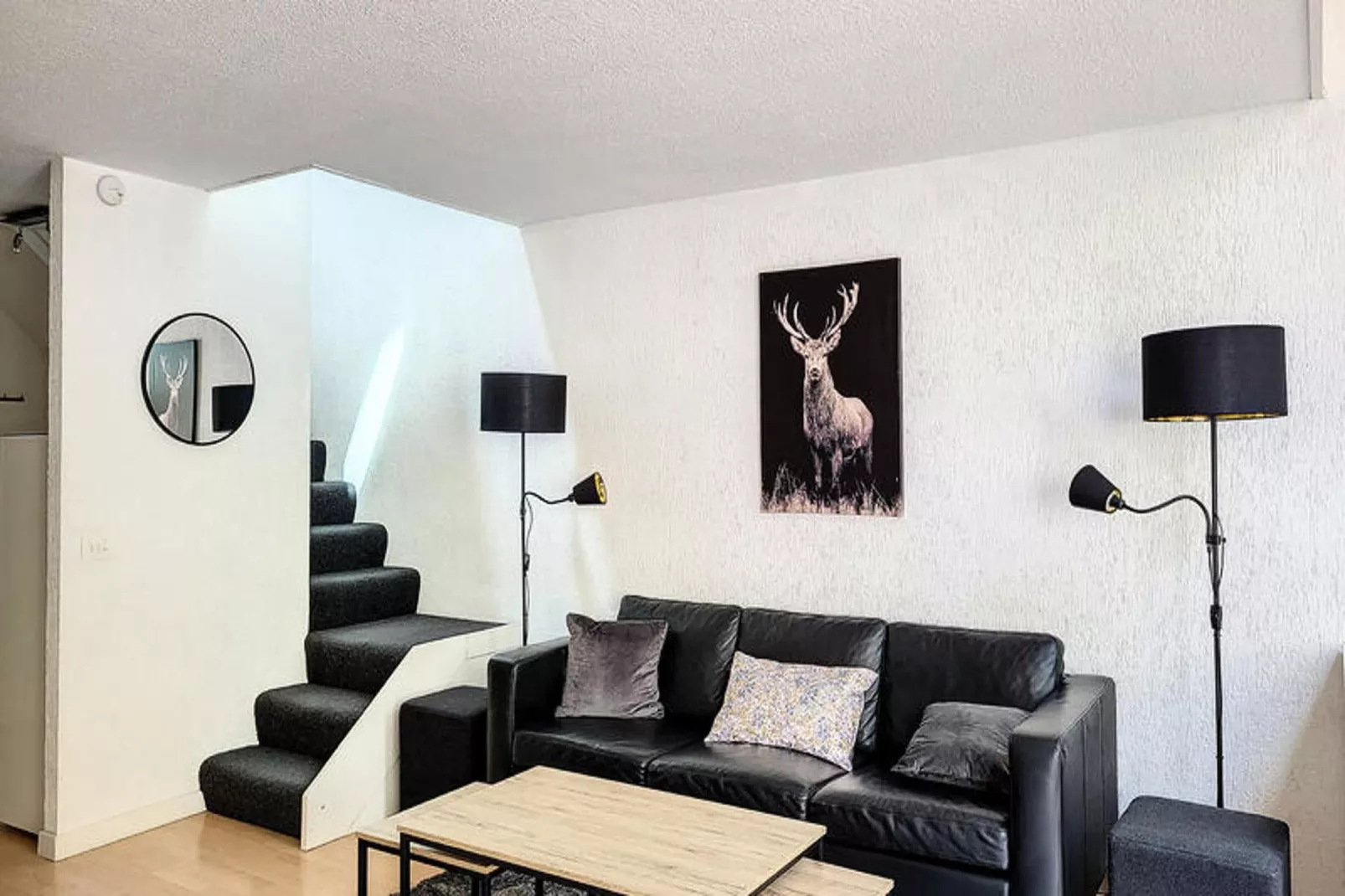 Appartements à Saint Jean d'Aulps-Woonkamer