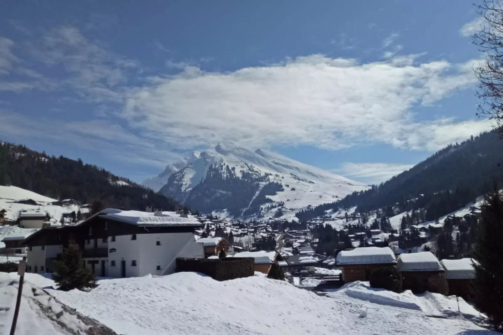 Chalet Gotty Joly L'bele-Gebied winter 5km