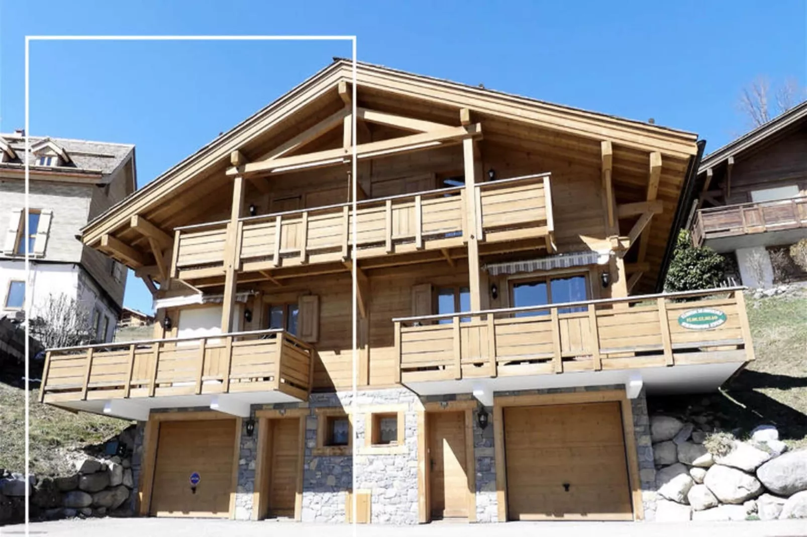 Chalets à La Clusaz-Buitenkant zomer