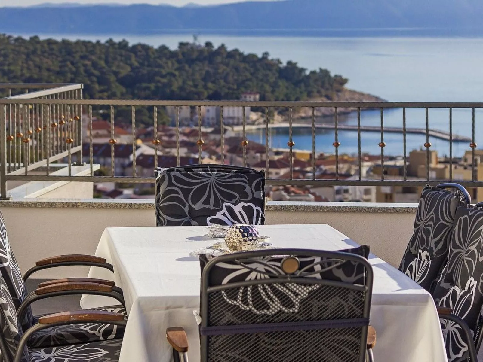 Penthousewohnung mit Whirlpool und Meerblick