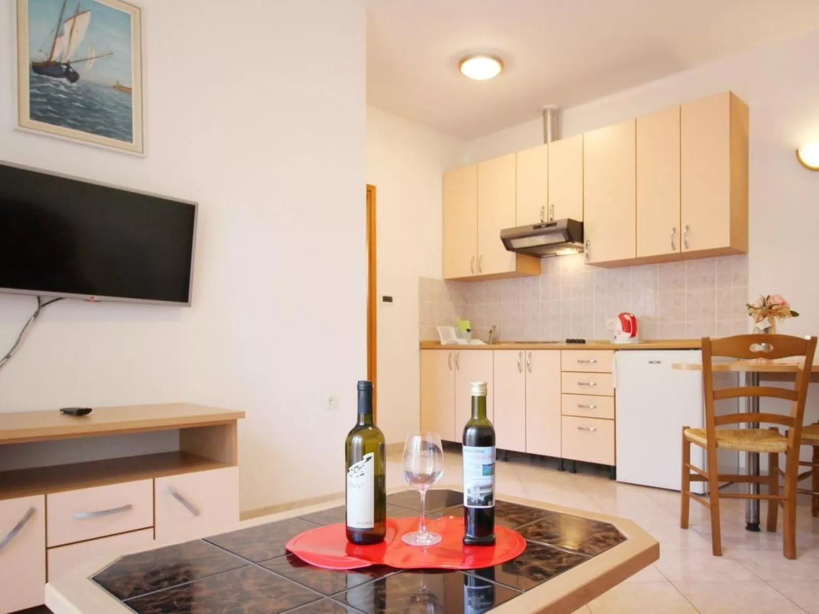 Appartement in Baška mit Eigenem Balkon