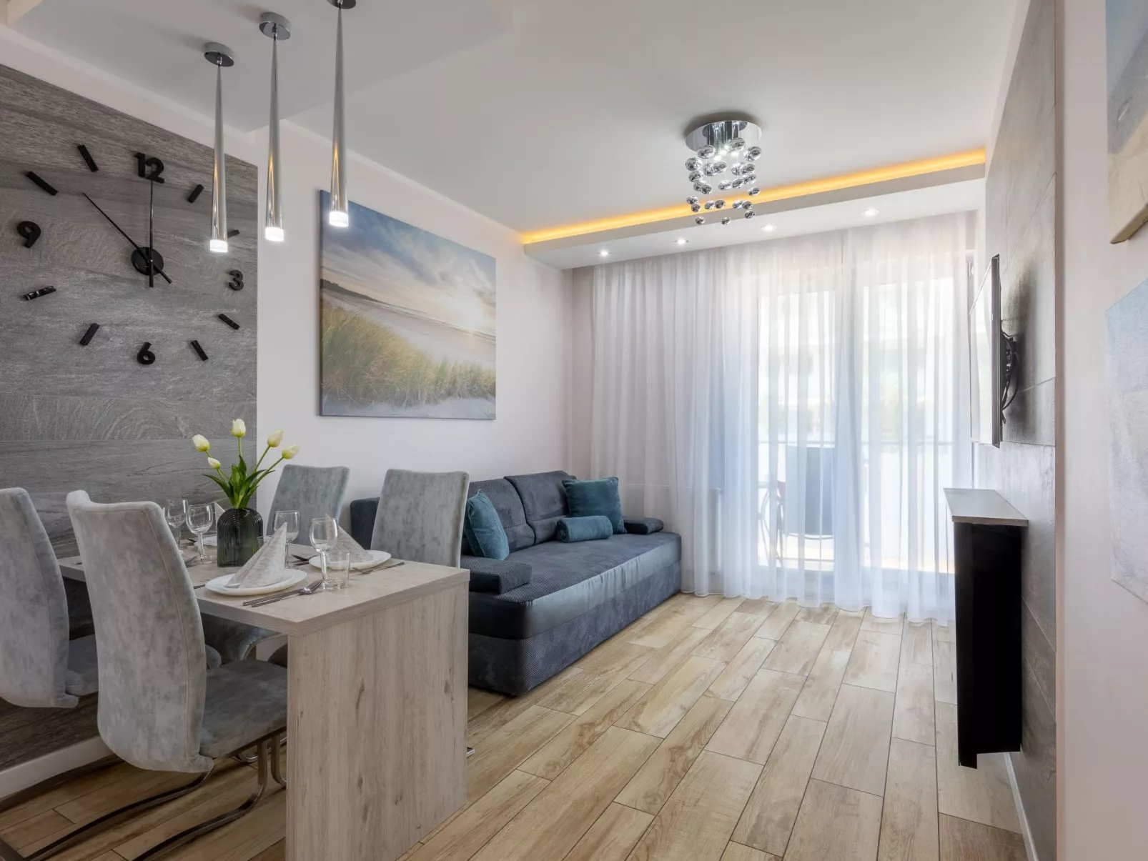 Ostsee-Ferienwohnung Bianco 8 mit Kamin