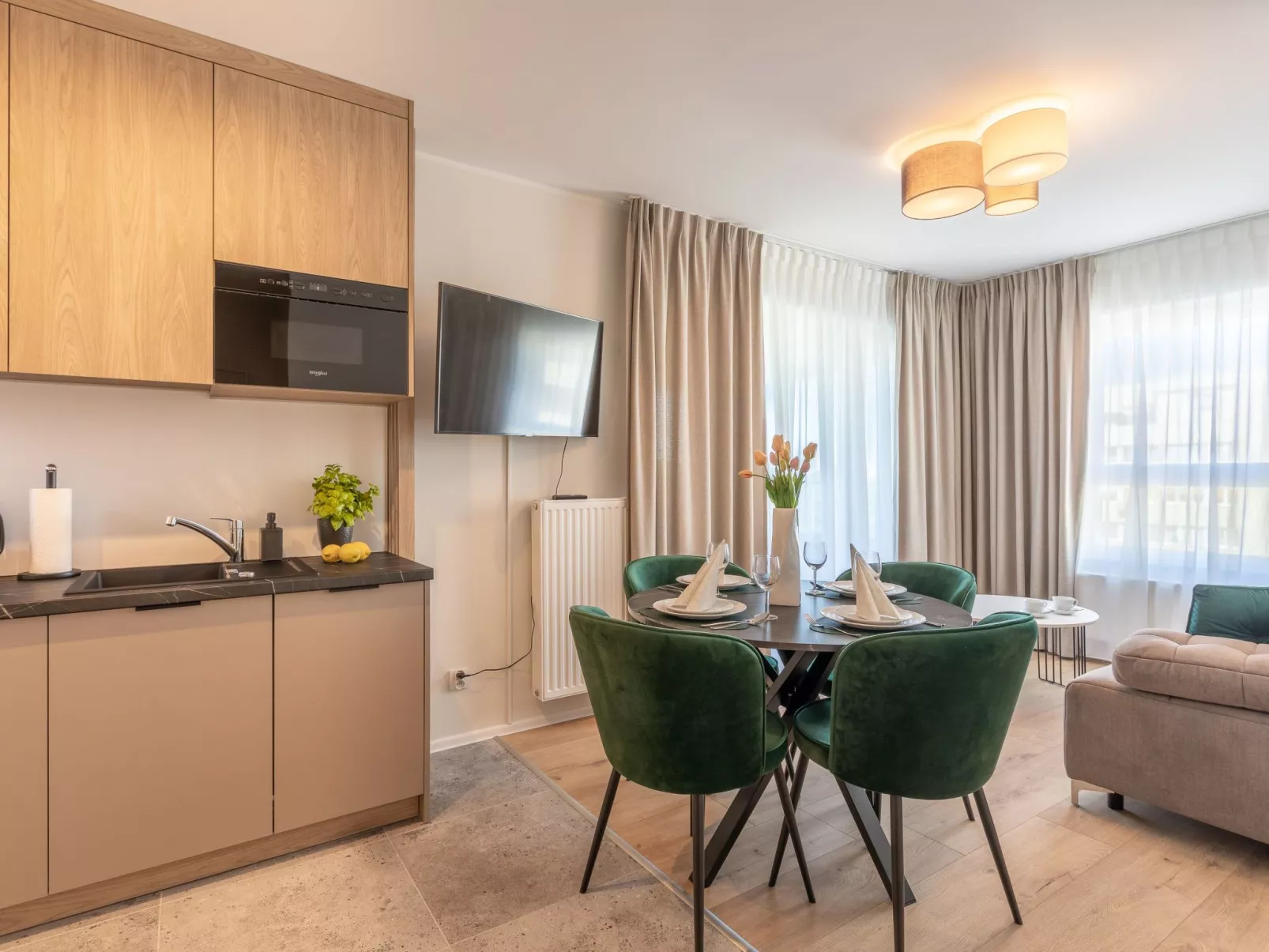 Mit toller Aussicht in Swinemünde