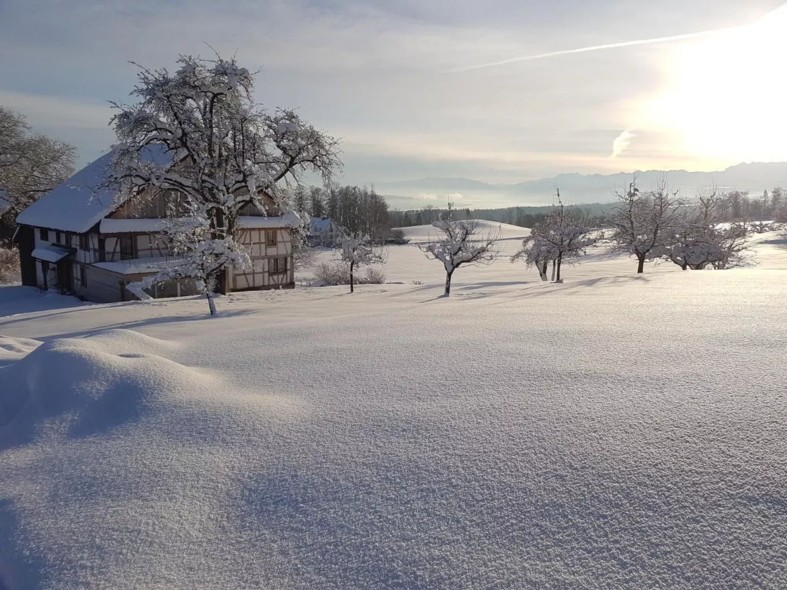 Historisches Riegel-Doppelbauernhaus