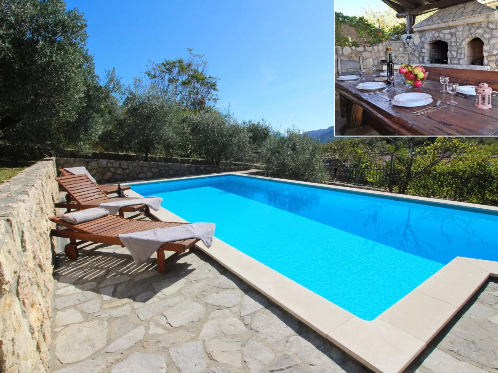 Renoviertes Steinhaus mit Garten und Pool ideal für ein erholsamen Urlaub