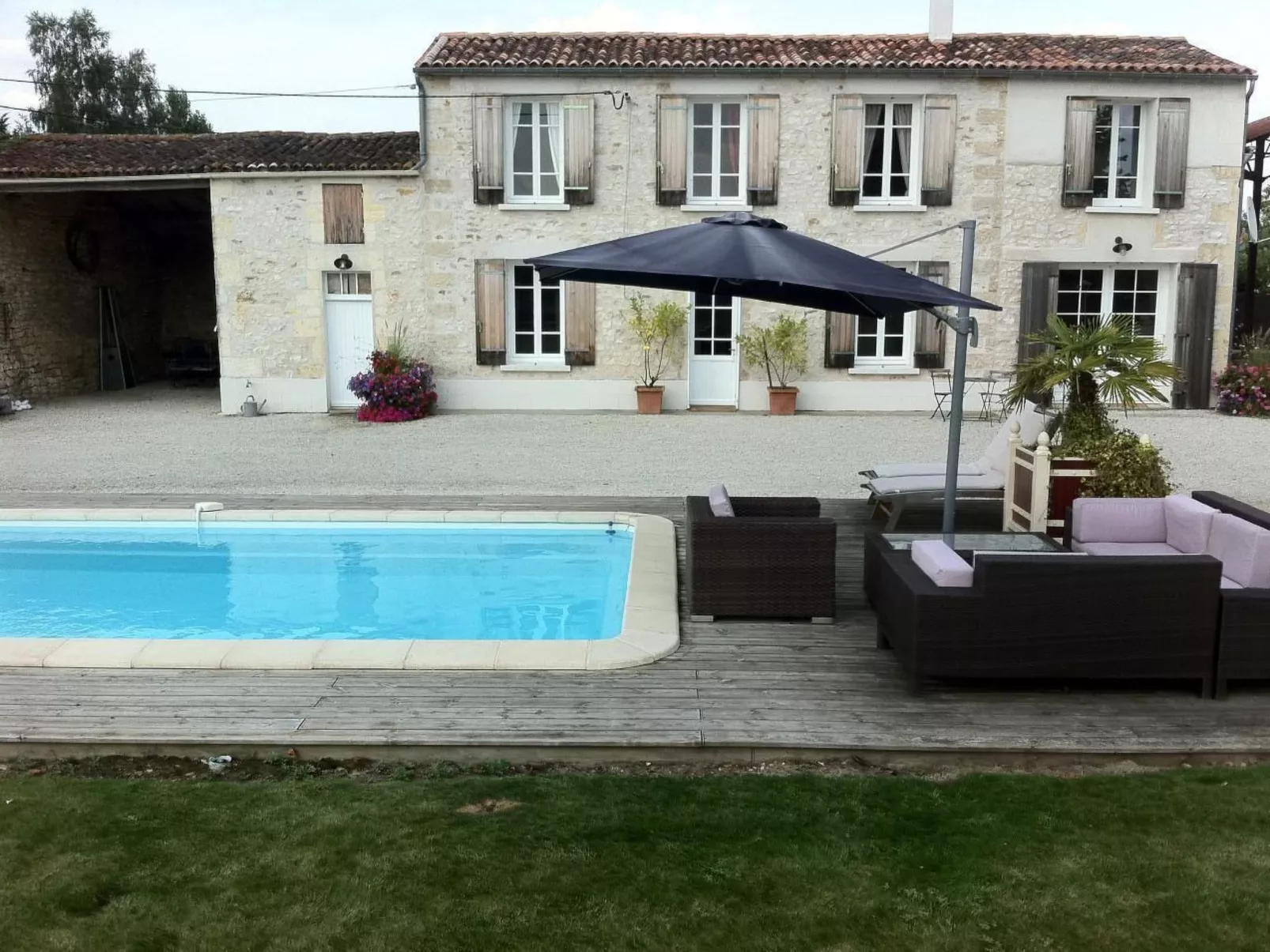 Ferienvilla mit Blick auf das Wasser