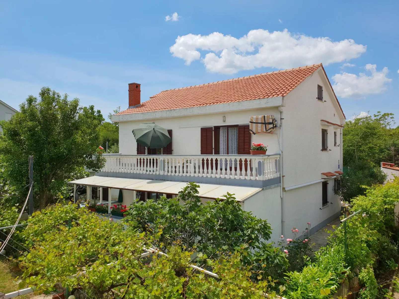 Apartment Bijelic - mit Balkon, 480 m vom Meer