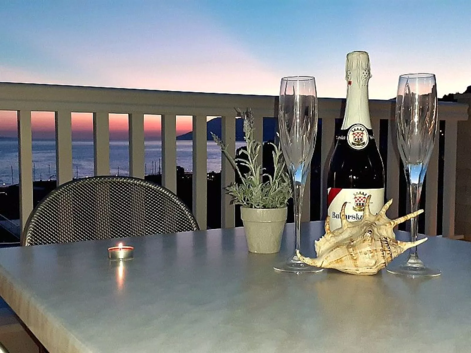 Strandnahe Ferienwohnung mit tollem Ausblick