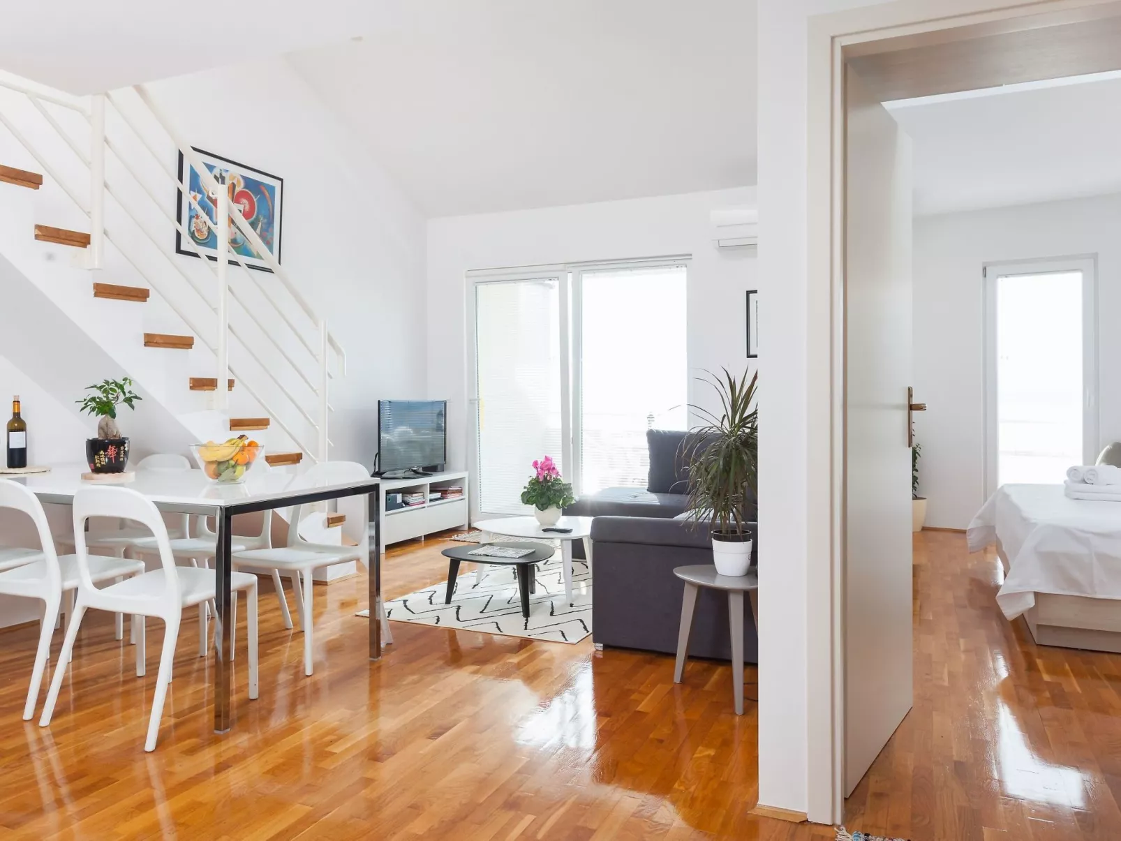 Wohnung mit Blick auf das Wasser