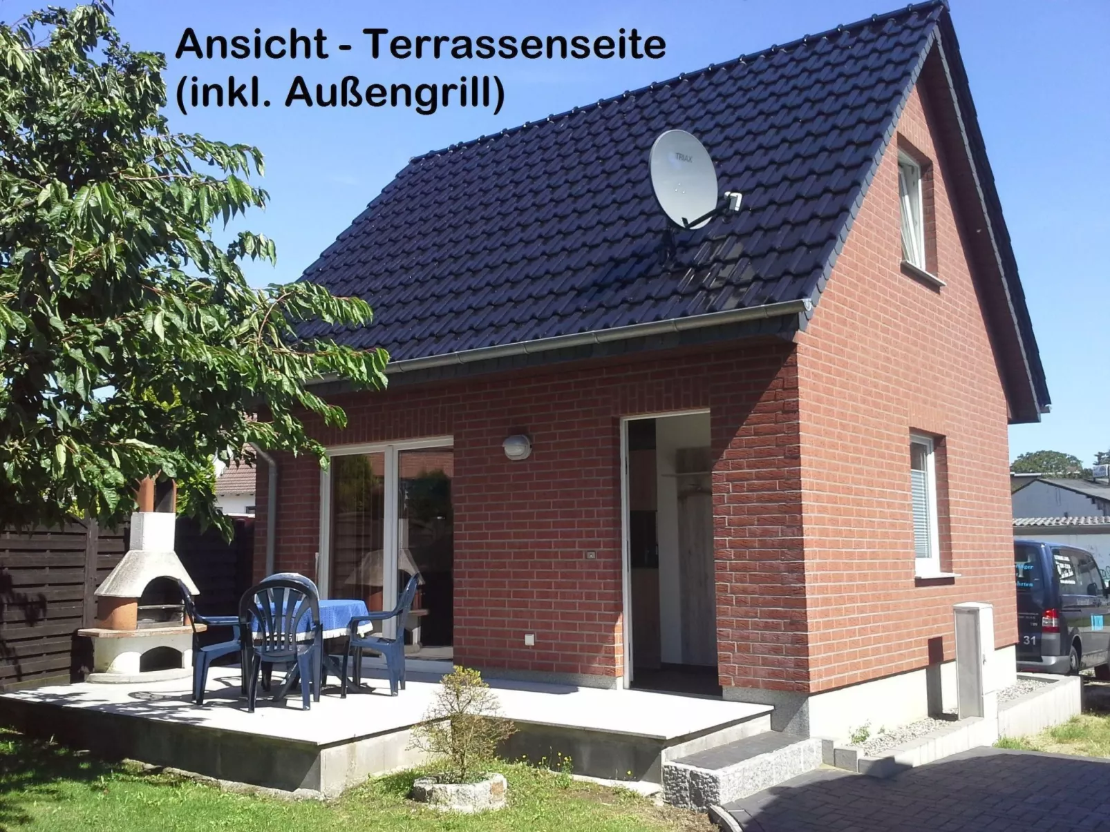 Kleines Ferienhaus mit Garten in Wismar