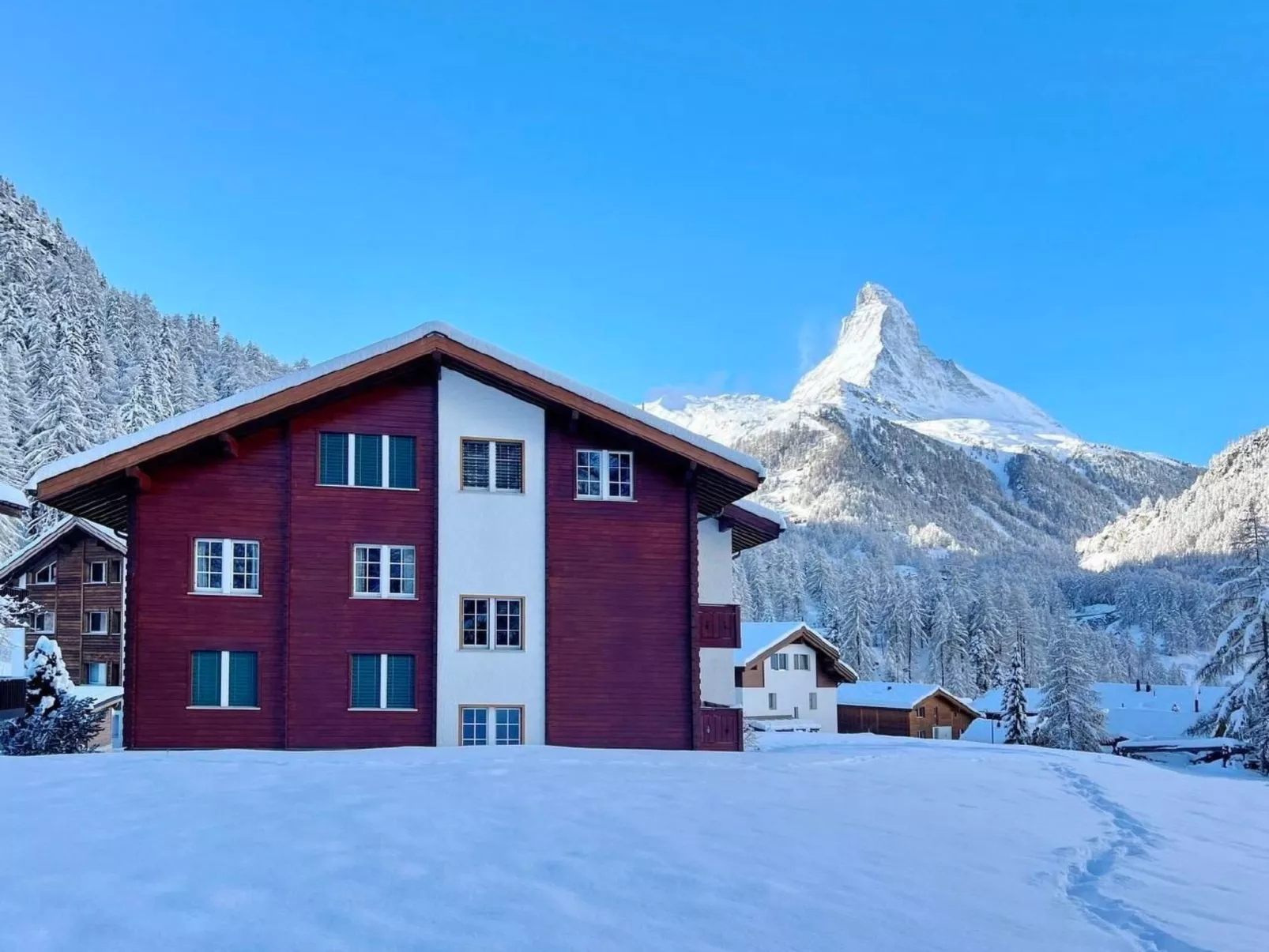 Apartment mit fantastischem Blick aufs Matterhorn