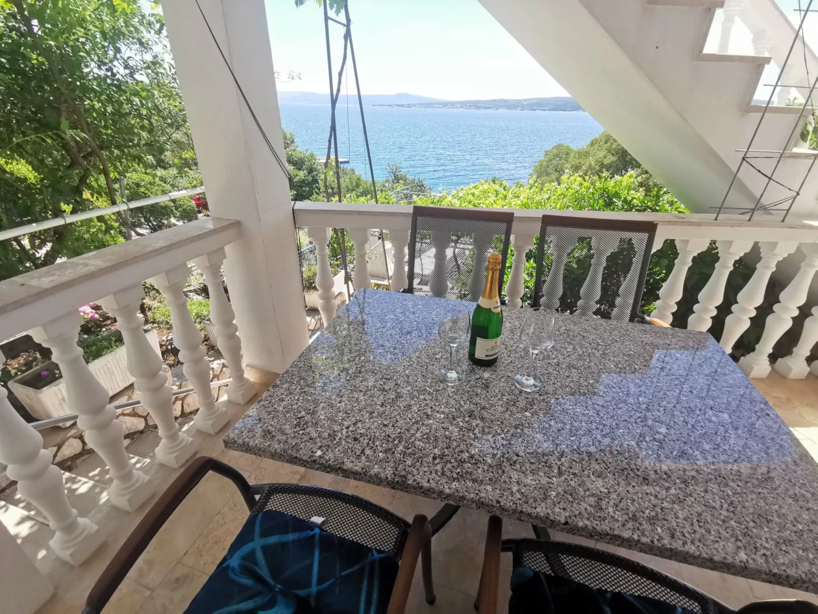 Studio-Appartement 70m vom Strand entfernt