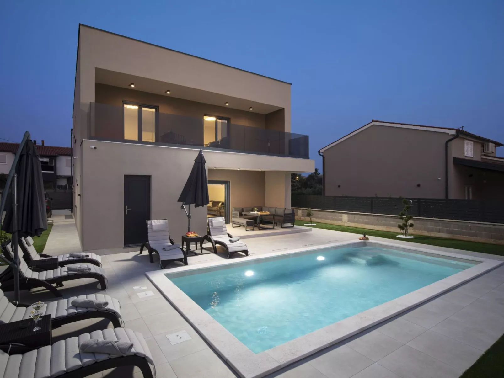 Villa del Sol bei Fažana mit privatem Pool