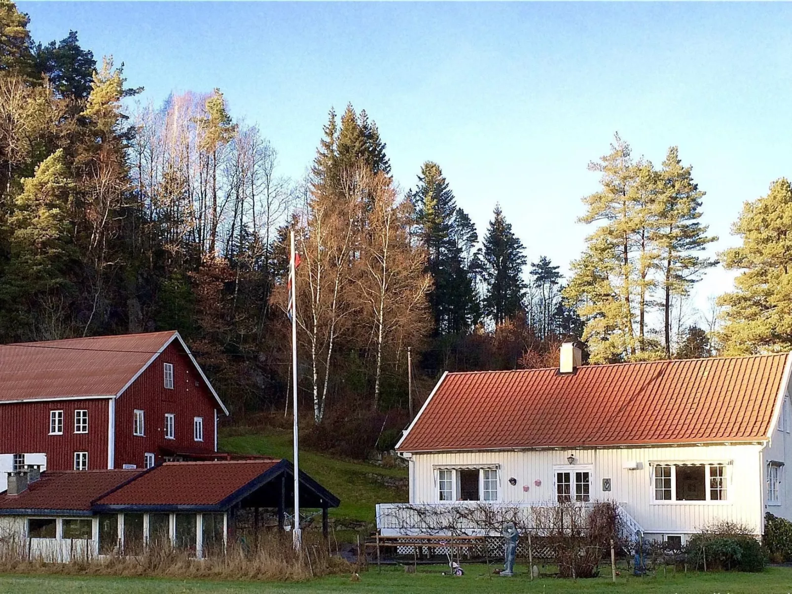 Mit Blick auf das Wasser