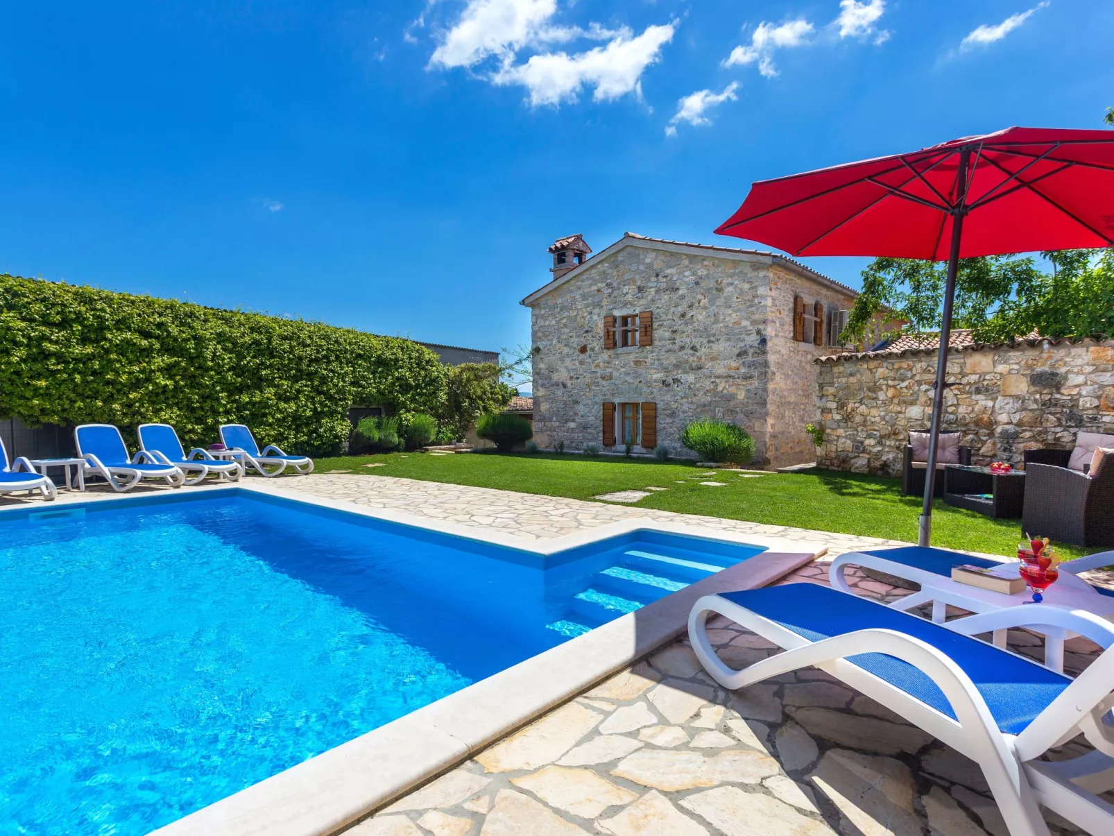 Modernes Ferienhaus in Vadreš mit Privatem Pool