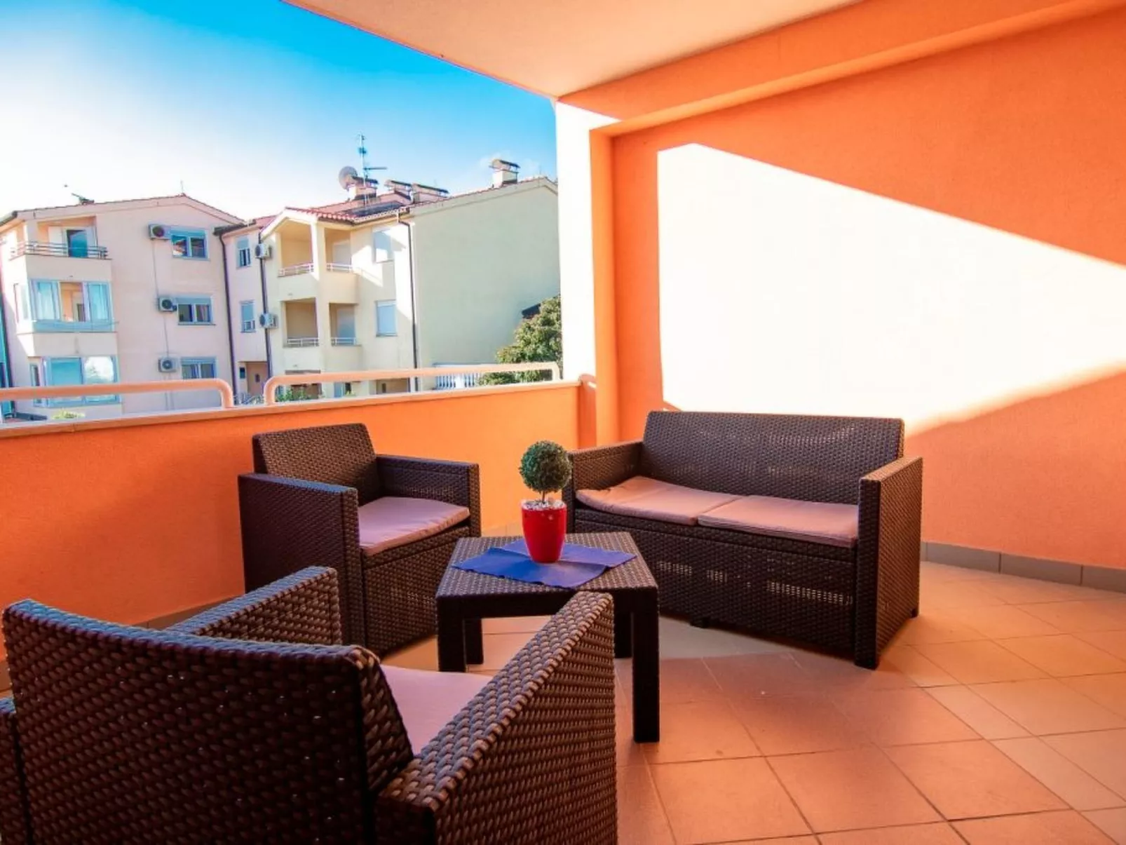 In Stinjan, 600m vom Strand entfernt