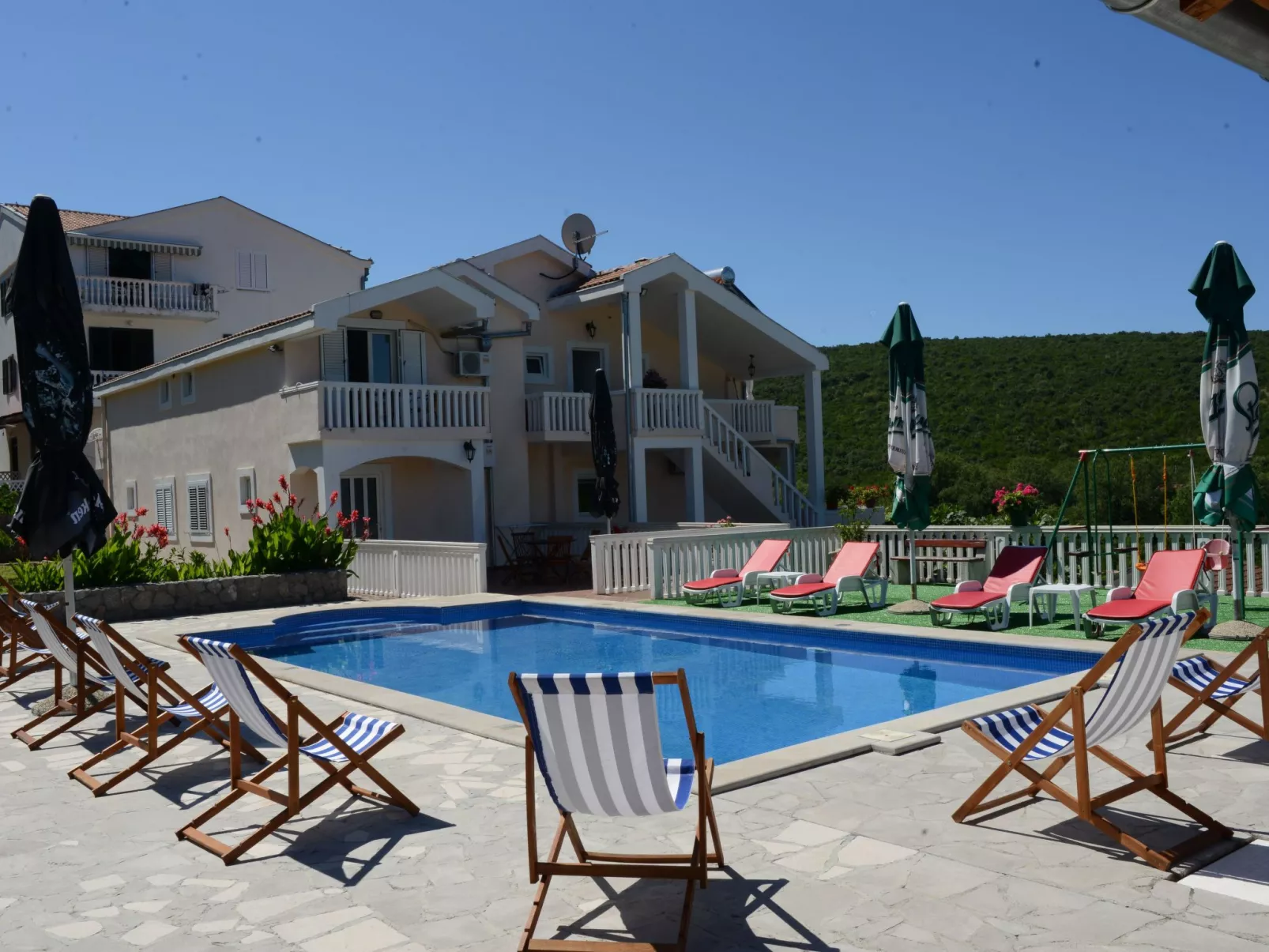 Studio mit Meerblick vom privaten Balkon