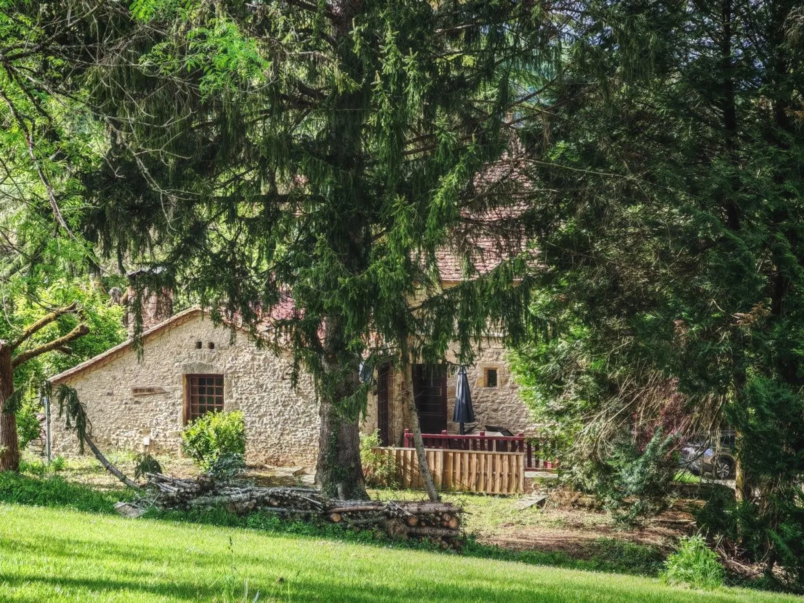 In Périgord Noir Dordogne in der Nähe von Limeuil