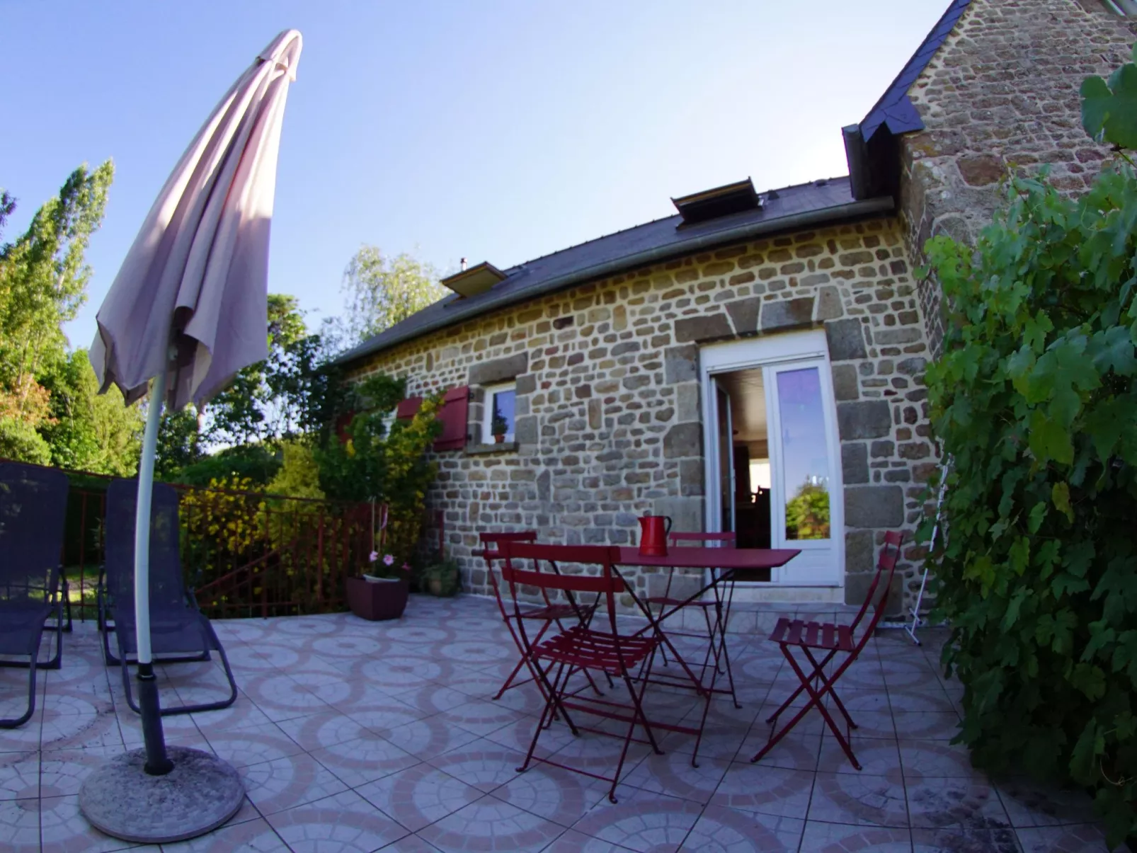 Domäne mit Terrasse