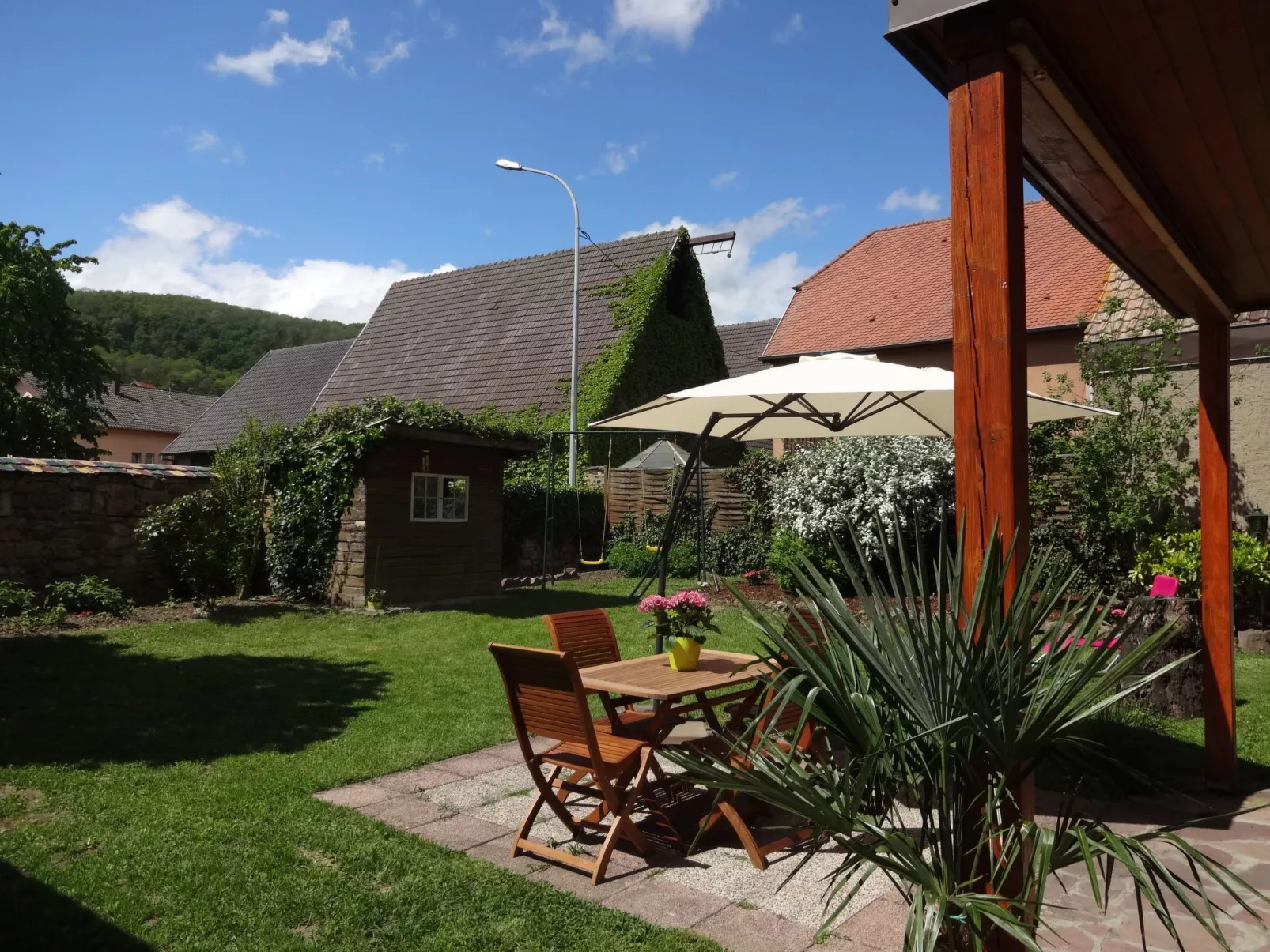 Unabhaengiges Ferienhaus in Soultzmatt mit Sonnigem Garten