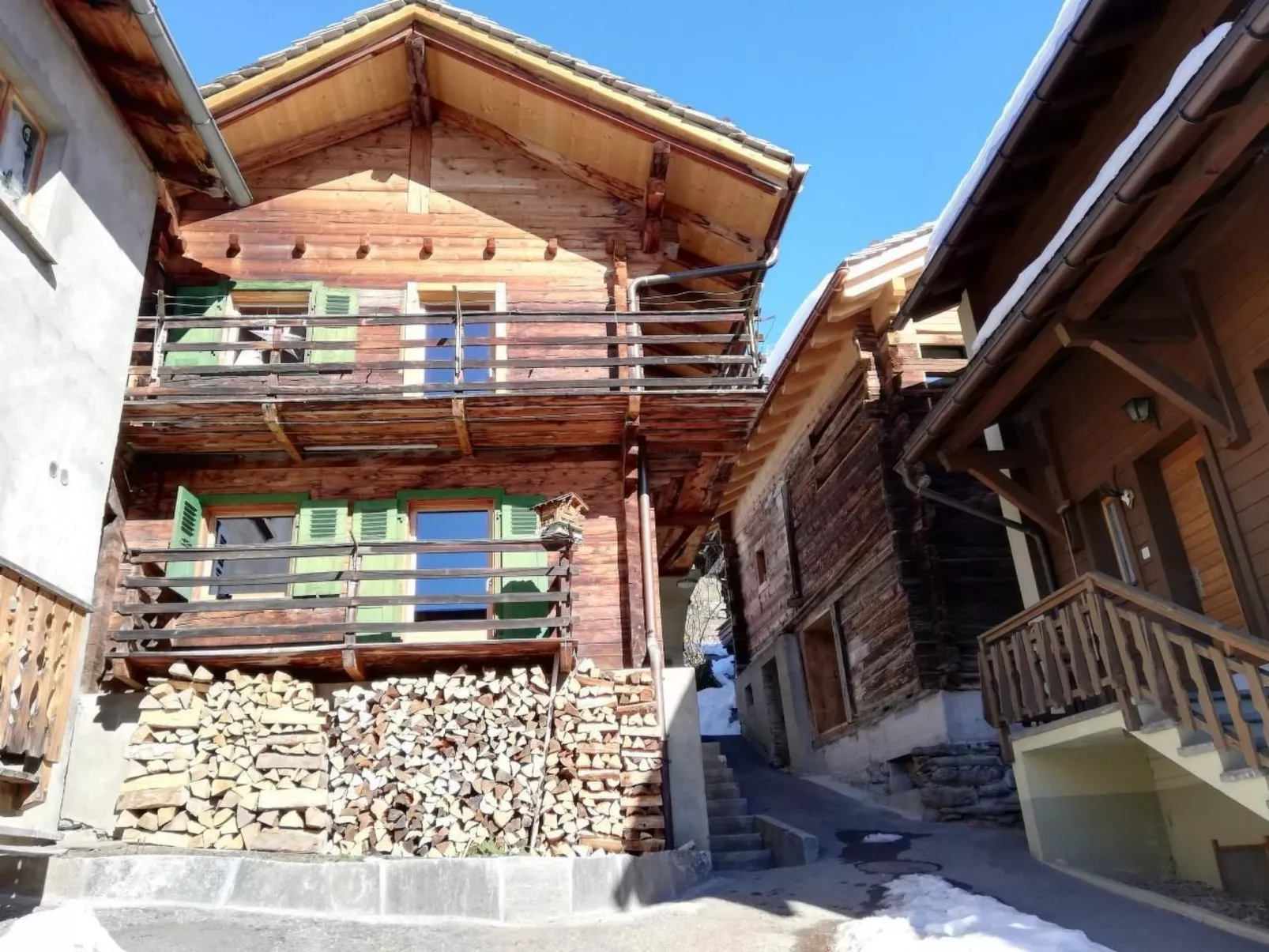 Chalet 3 Zi. in ruhiger Lage, in der Nähe von Verbier